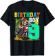 Kids 9 Years Old Kid Birthday Boy Dirt Bike Motorcycle Bday T-Shirt - T-Shirt | Black