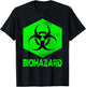 Novelty Graphic Design of Biohazard Women T-Shirt - T-Shirt | Black