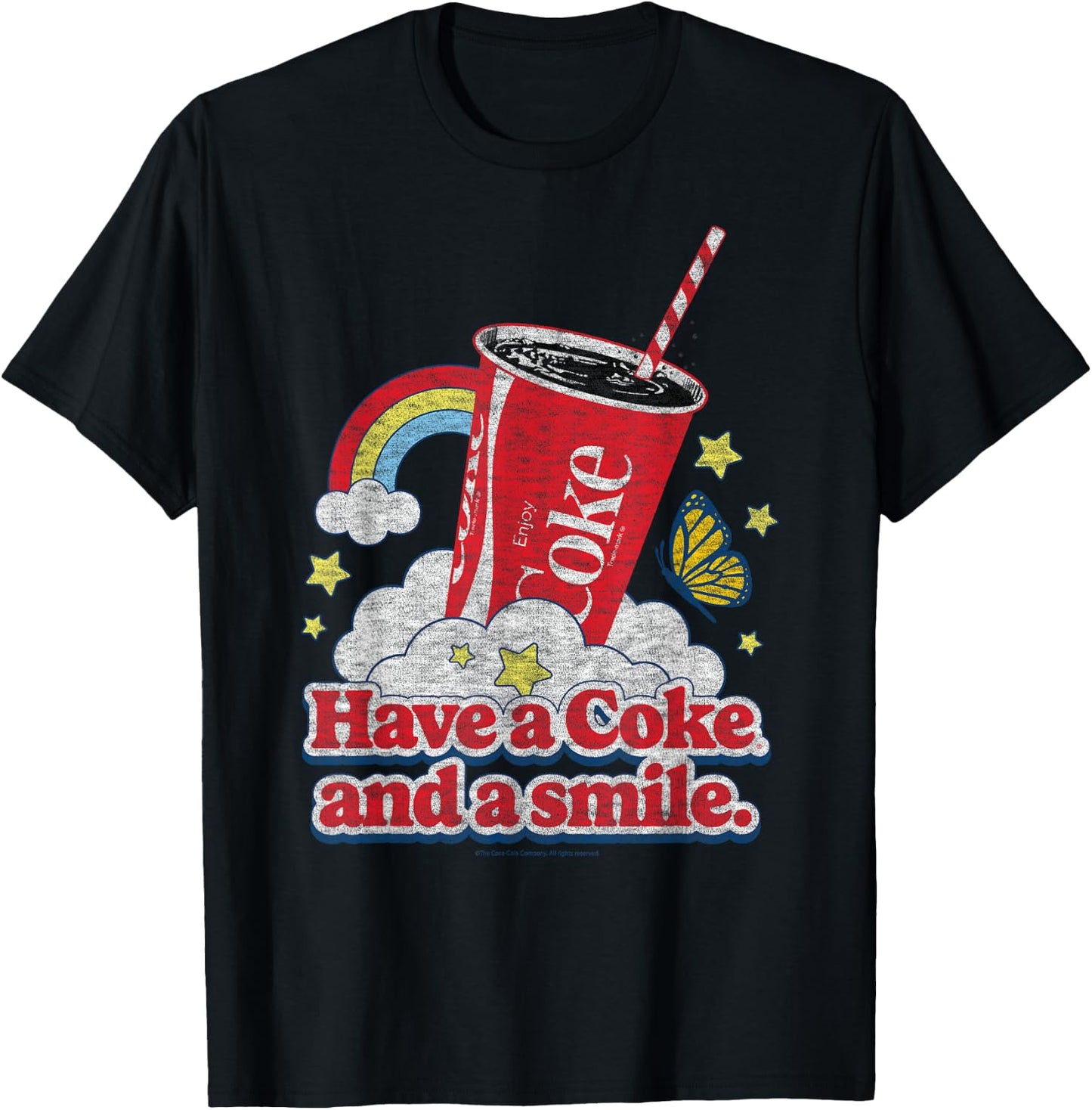 Coca-Cola - Have A Coke And A Smile T-Shirt - T-Shirt | Black