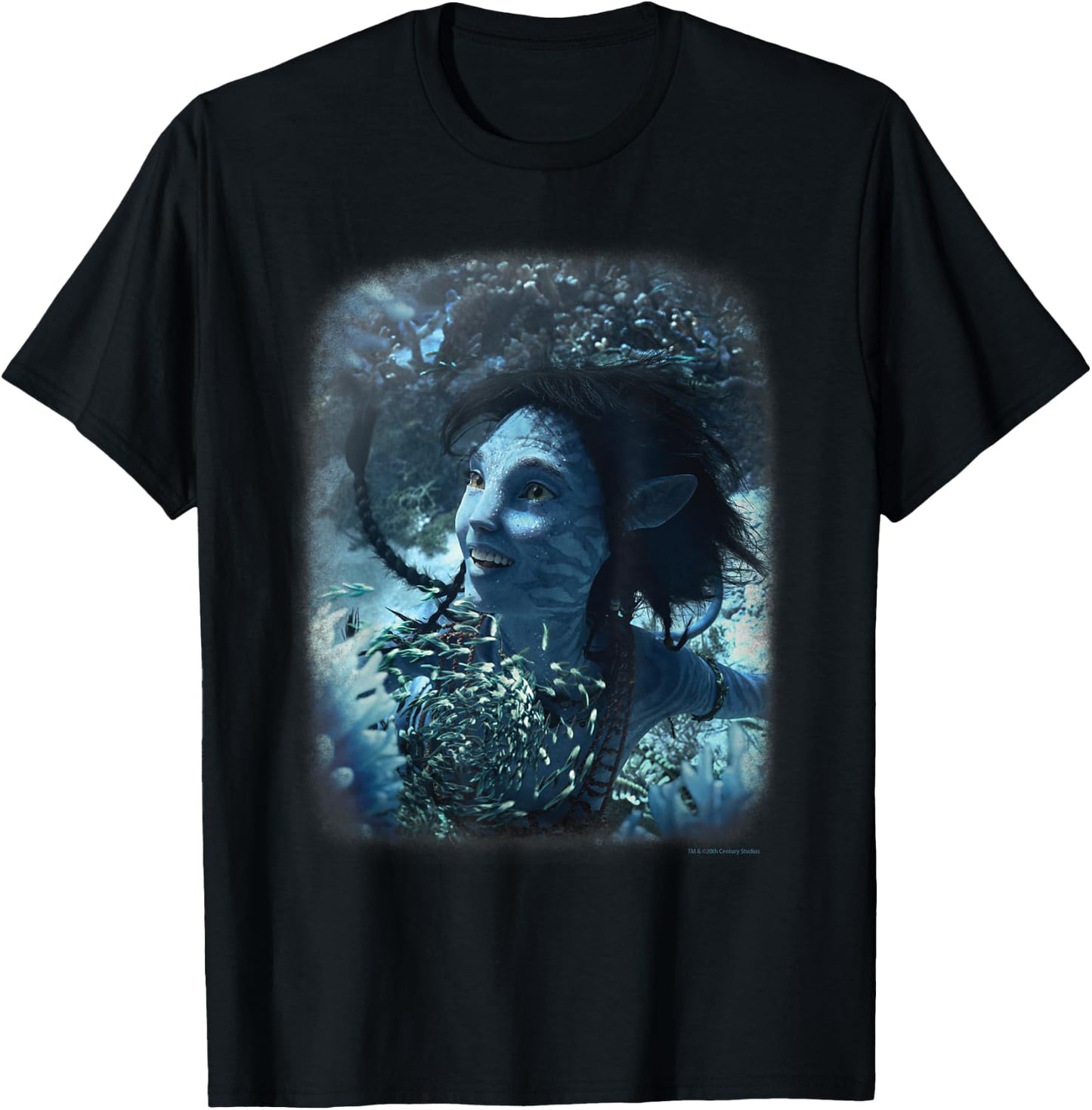 Avatar: The Way of Water Kiri Joy Beneath the Waves Na'vi T-Shirt - T-Shirt | Black