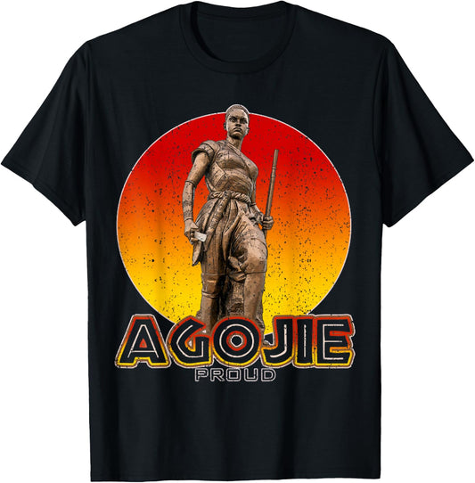Vintage Agojie From Dahomey As Featured In The Woman King T-Shirt - T-Shirt | Black