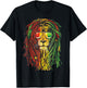 Rasta Lion Cool Dreadlock Rastafari for Rasta Lover T-Shirt - T-Shirt | Black