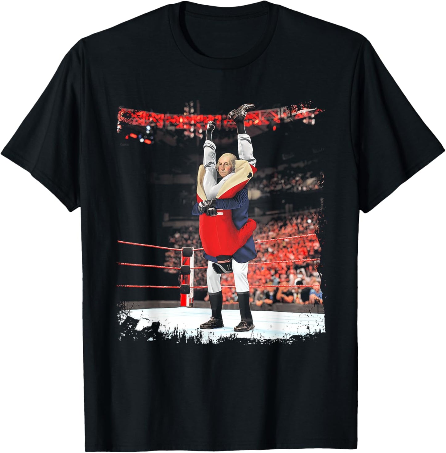 George Washington Wrestling T-Shirt - T-Shirt | Black