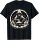 Halloween Black Cat Wizard Vintage Costume Women T-Shirt - T-Shirt | Black