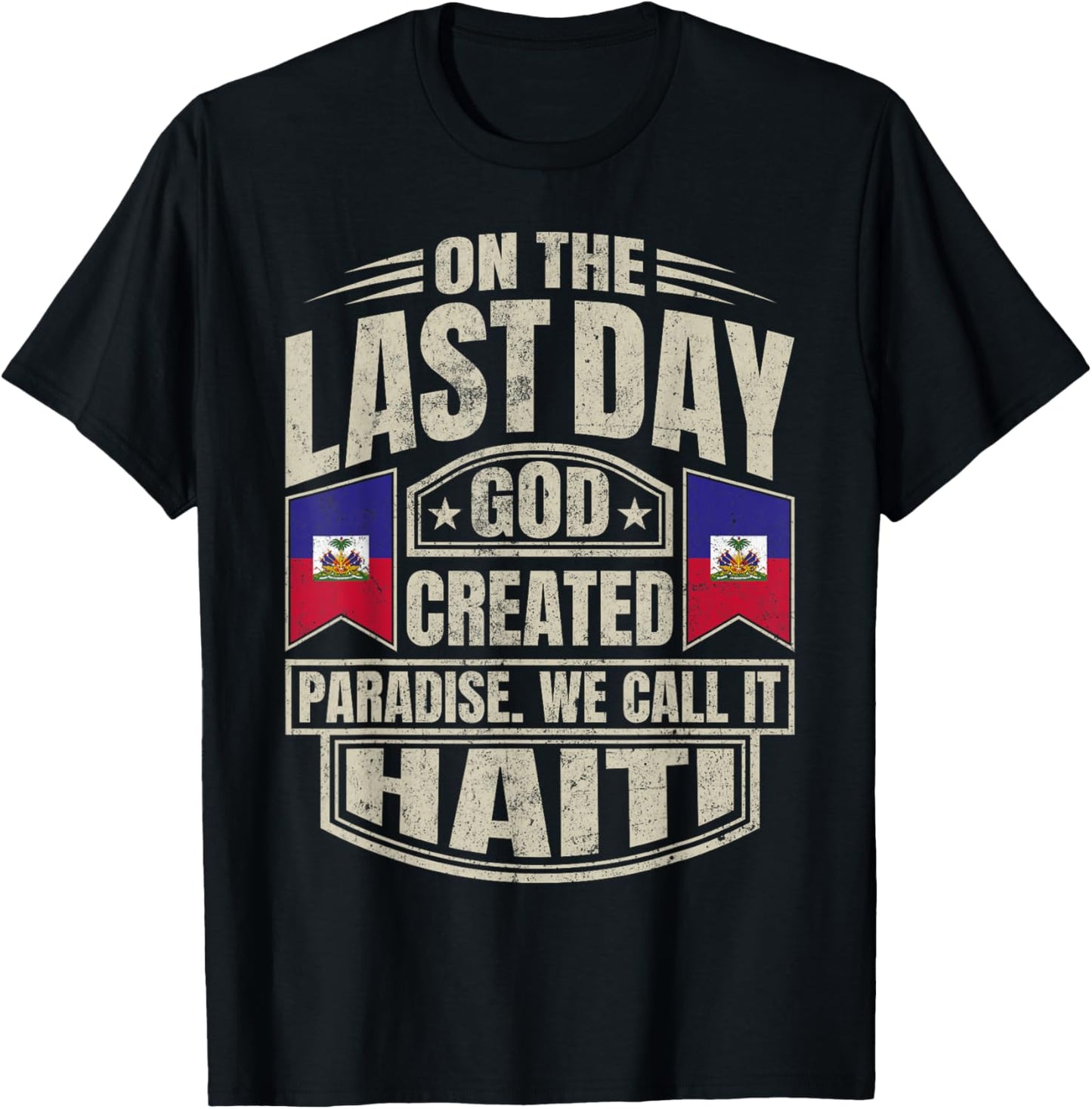Haitian Men & Women Haiti T-Shirt - T-Shirt | Black