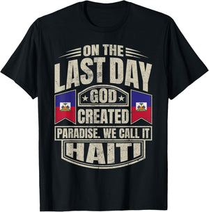 Haitian Men & Women Haiti T-Shirt - T-Shirt | Black