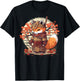 Samurai Fox Warrior Japanese Ninja Fox Kawaii T-Shirt - T-Shirt | Black