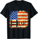 HBAR Crypto USA Flag BULLRUN 2024 HODL Hedera Hashgraph Men T-Shirt - T-Shirt | Black