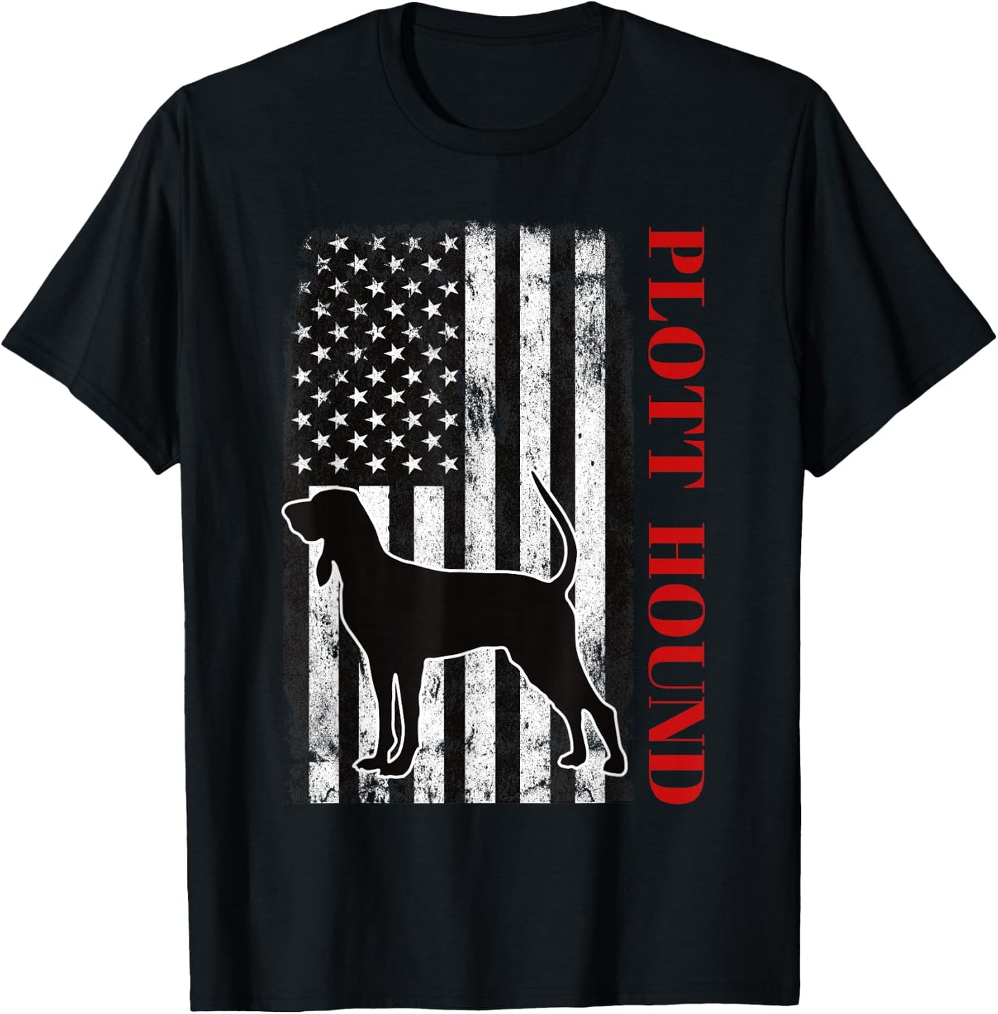 American Plott Hound T-Shirt - T-Shirt | Black