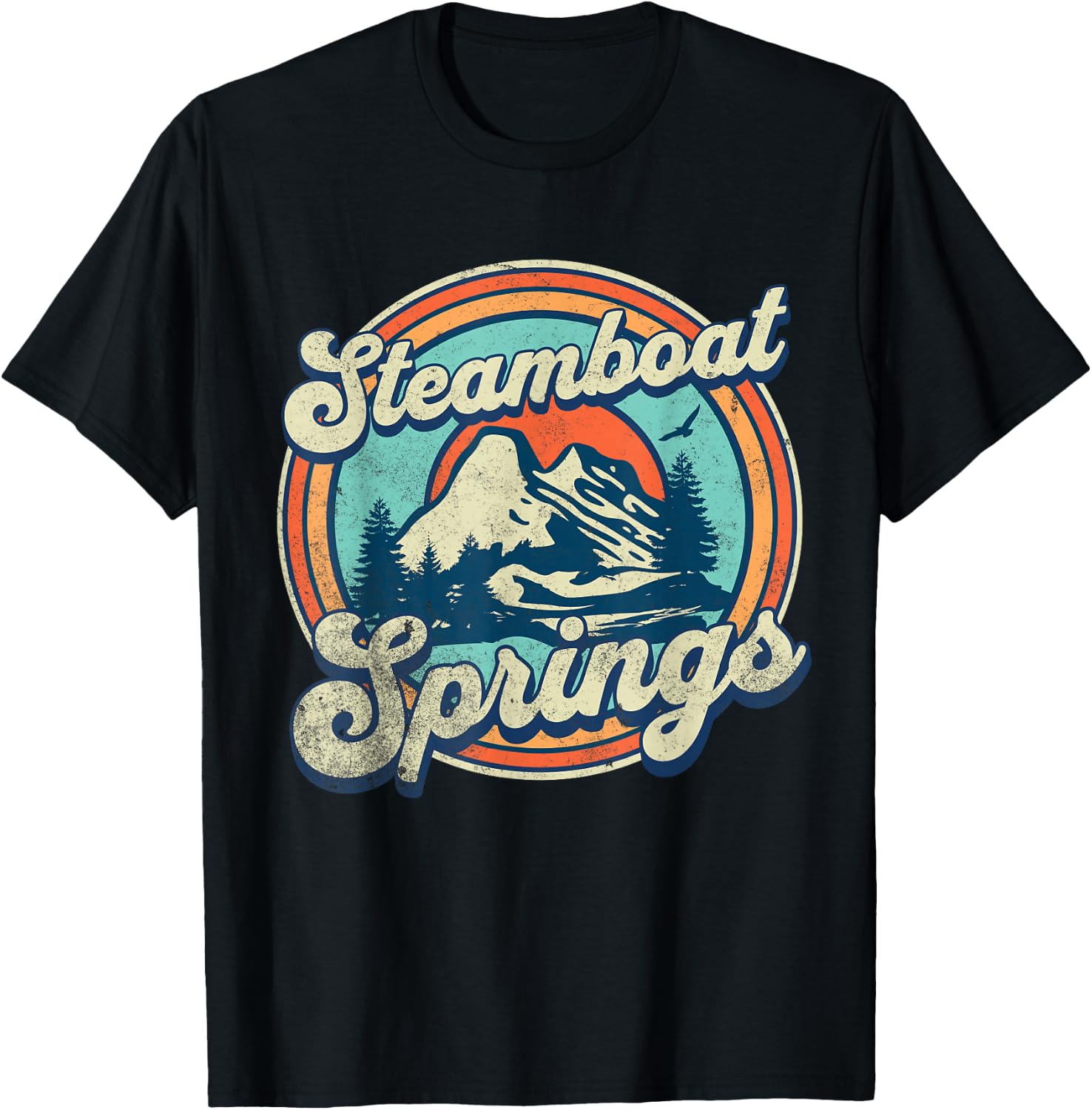 Steamboat Springs Colorado T-Shirt - T-Shirt | Black