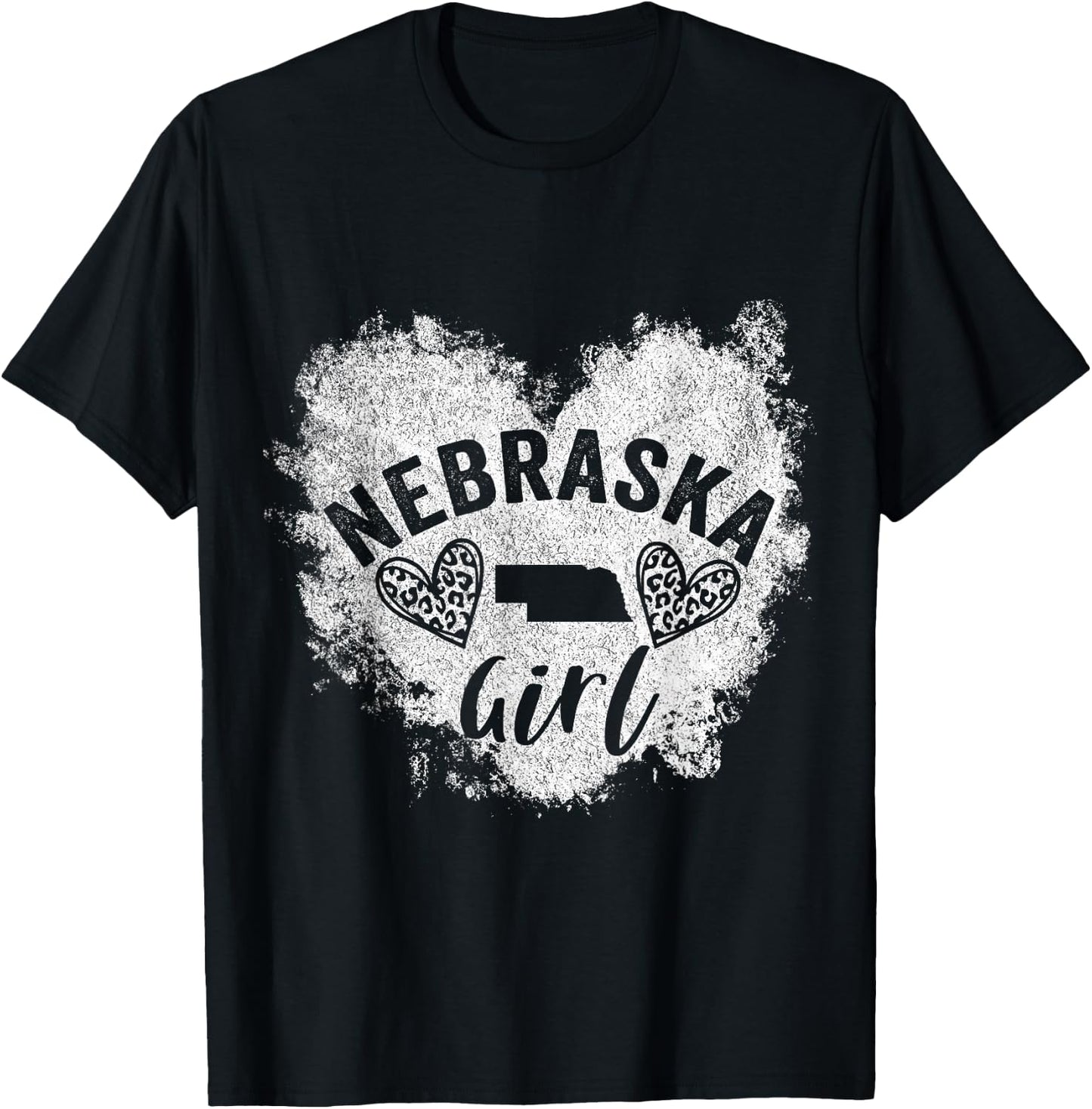 Nebraska Girl Funny Hometown Nebraska Home Nebraska Roots T-Shirt - T-Shirt | Black