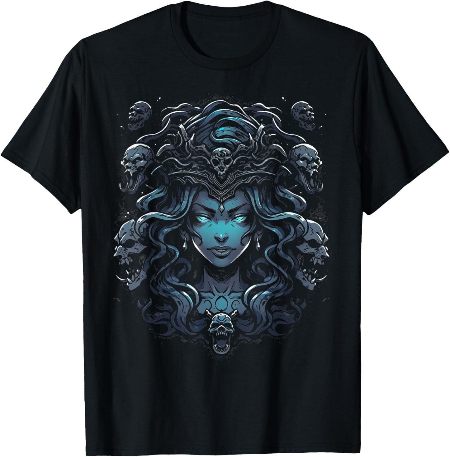 Greek Mythology Medusa T-Shirt - T-Shirt | Black