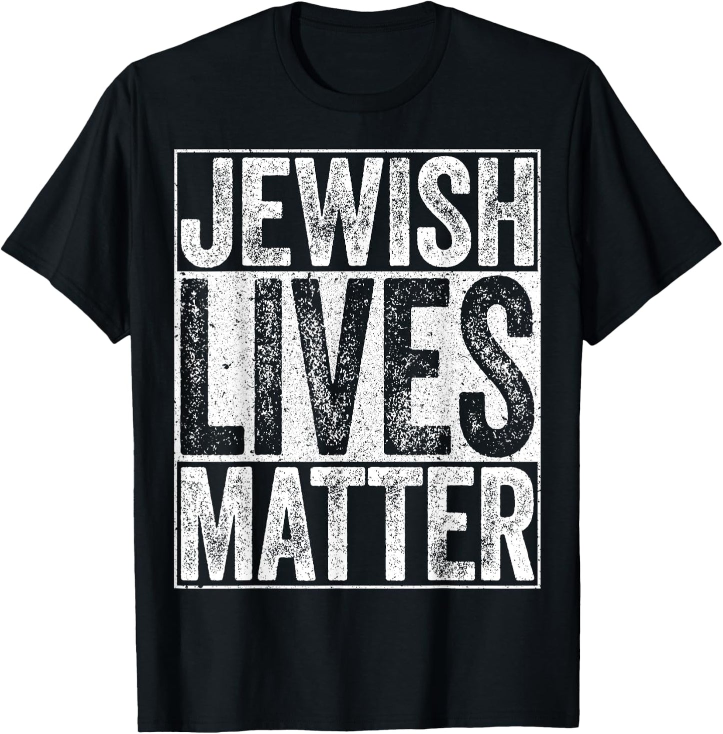 Jewish Lives Matter Shirt Men Women Kids Jews Support T-Shirt - T-Shirt | Black