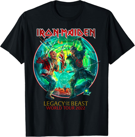Iron Maiden - Legacy of The Beast World Tour 2022 Small T-Shirt - T-Shirt | Black