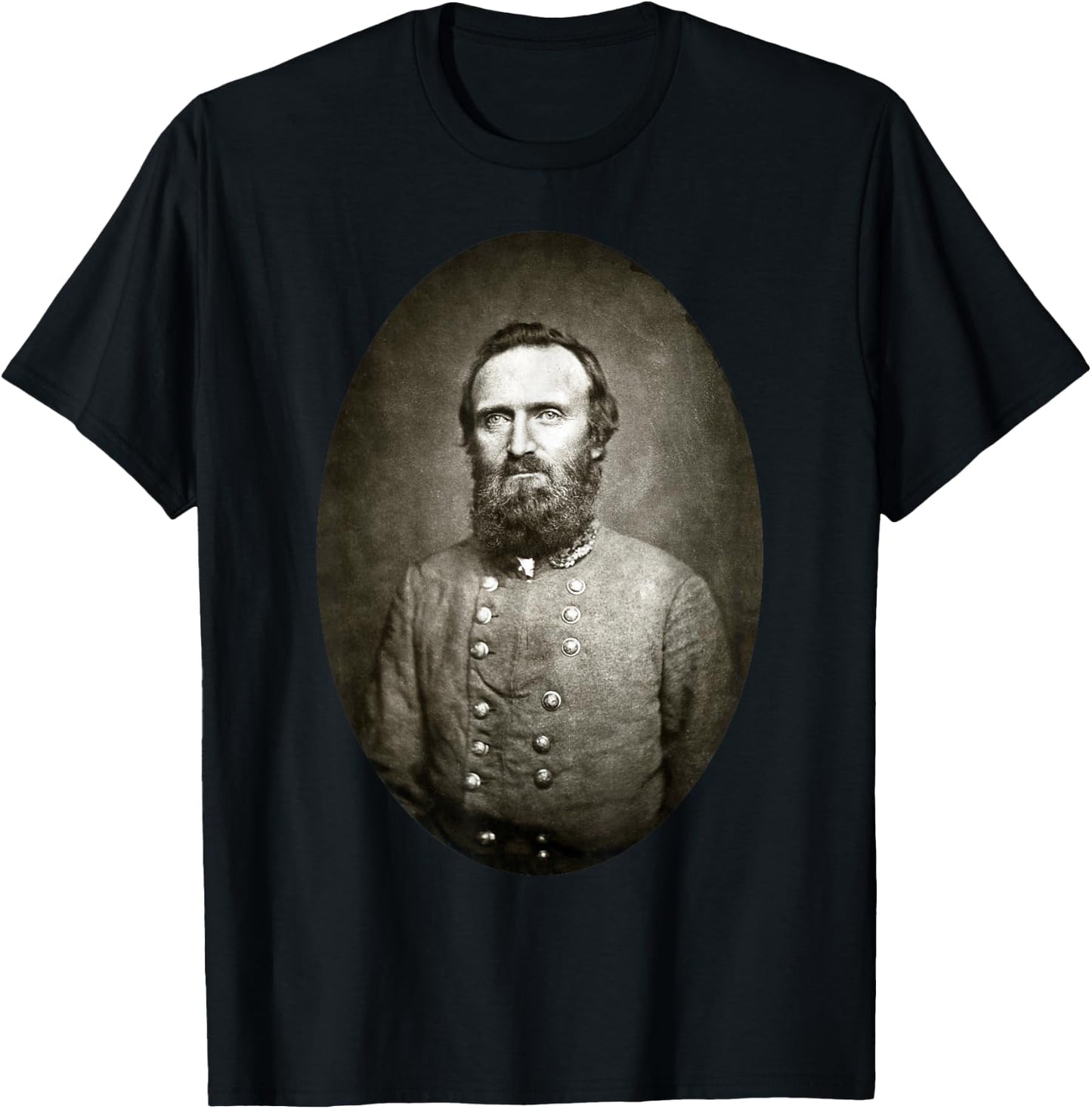 Stonewall Jackson Portrait T-Shirt - T-Shirt | Black