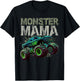 Monster Truck Mama Family Matching Monster Truck Lovers T-Shirt - T-Shirt | Black