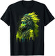 Native American Wearing Gas Mask Graphic T-Shirt - T-Shirt | Black