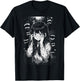 Horror Anime Manga Harajuku Gothic Grunge Aesthetic | Egirl T-Shirt - T-Shirt | Black