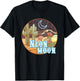 Neon 90s Moon Country Western Cowboy Cowgirl T-Shirt - T-Shirt | Black