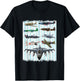WW2 Planes Warbirds P51 Mustang Spitfire Messerschmitt T-Shirt - T-Shirt | Black