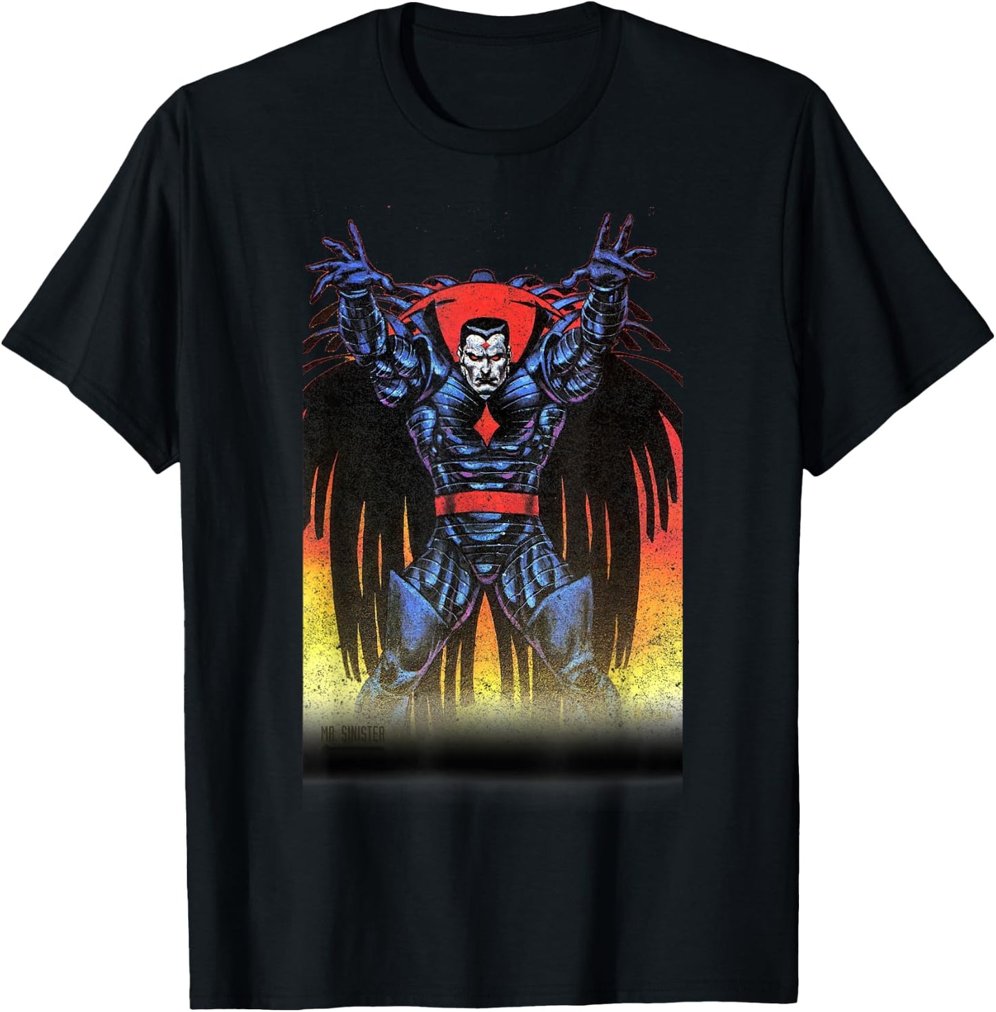 Marvel Comics Retro Classic Mr. Sinister Dawn Poster T-Shirt - T-Shirt | Black