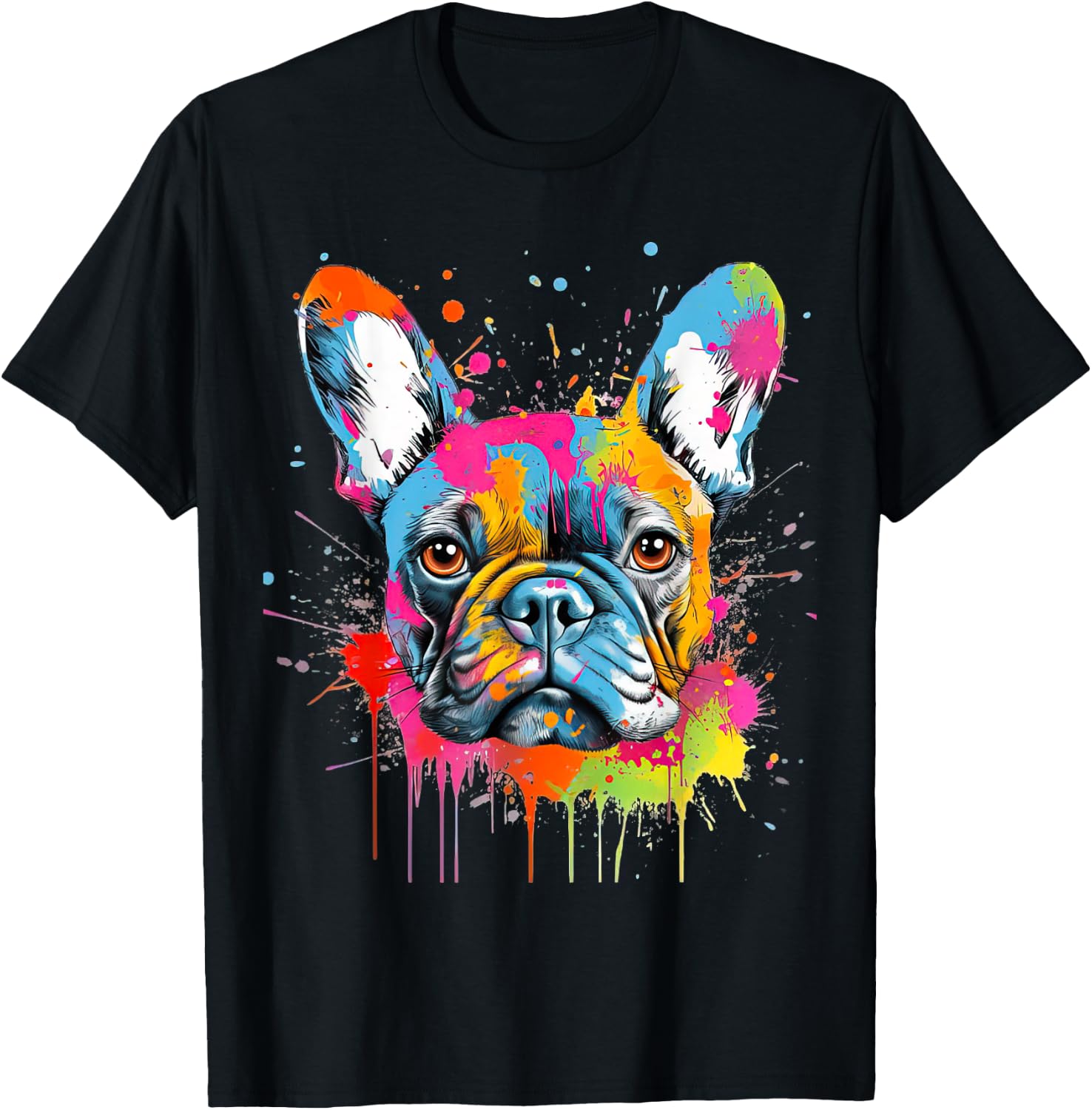 Proud to be a Frenchie lover T-Shirt - T-Shirt | Black