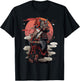 Samurai Strength And Courage Design With Animal Heads T-Shirt - T-Shirt | Black