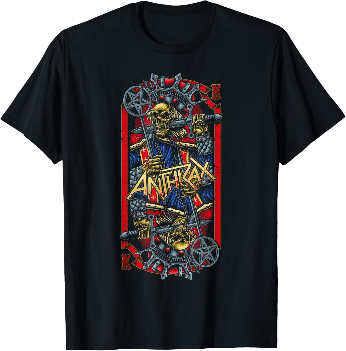 Anthrax – Evil King T-Shirt - T-Shirt | Black
