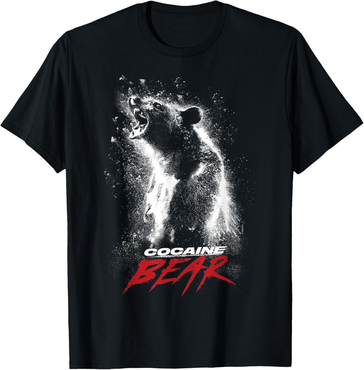 Cocaine Bear Poster T-Shirt - T-Shirt | Black
