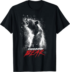 Cocaine Bear Poster T-Shirt - T-Shirt | Black