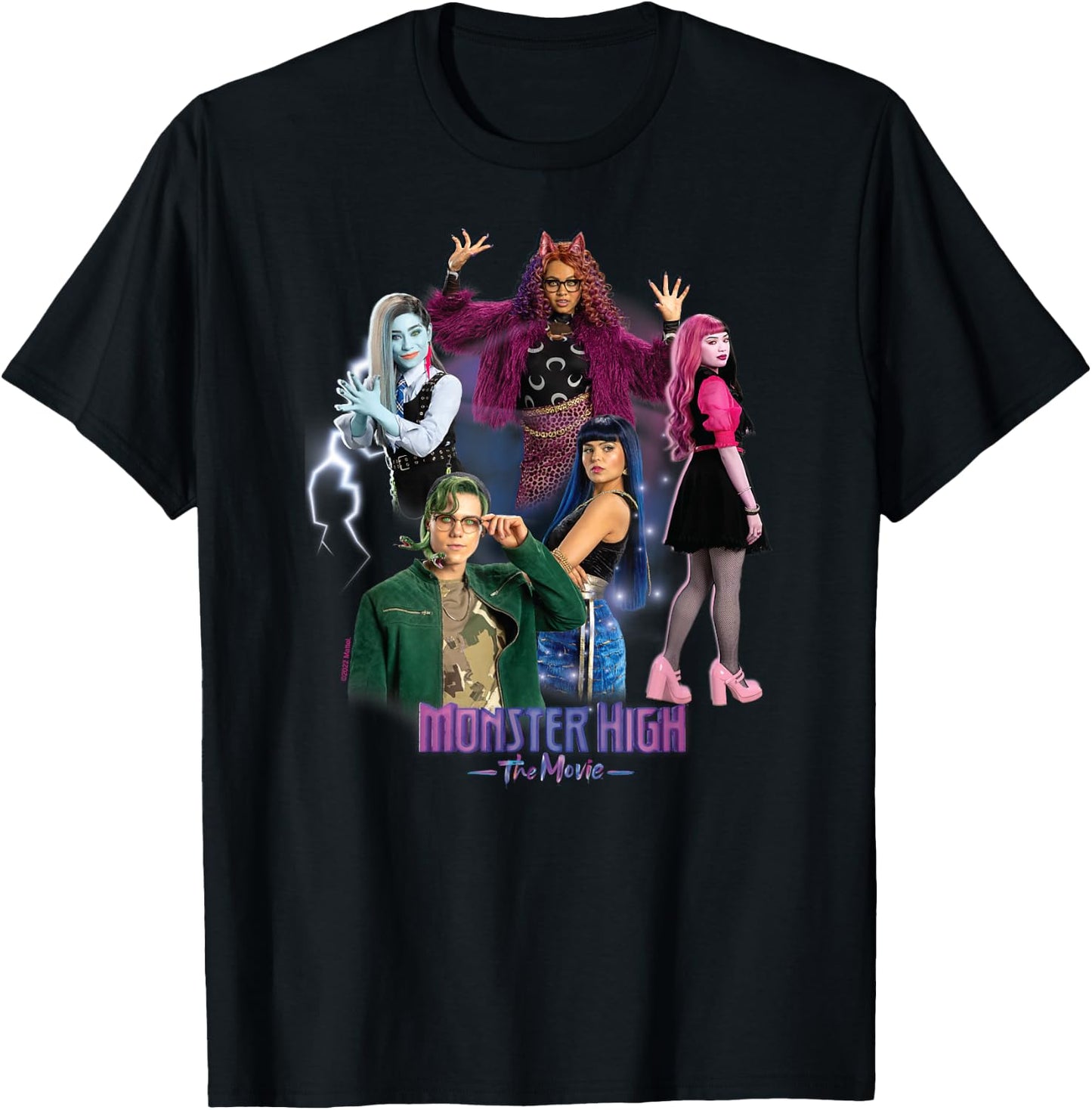 Monster High - MH Logo And Group T-Shirt - T-Shirt | Black