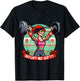 No Lift No Gift Workout Gym Christmas Xmas Miss Santa Women T-Shirt - T-Shirt | Black