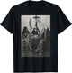 Vintage Nuns Naked Playing Card Smoking T-Shirt - T-Shirt | Black