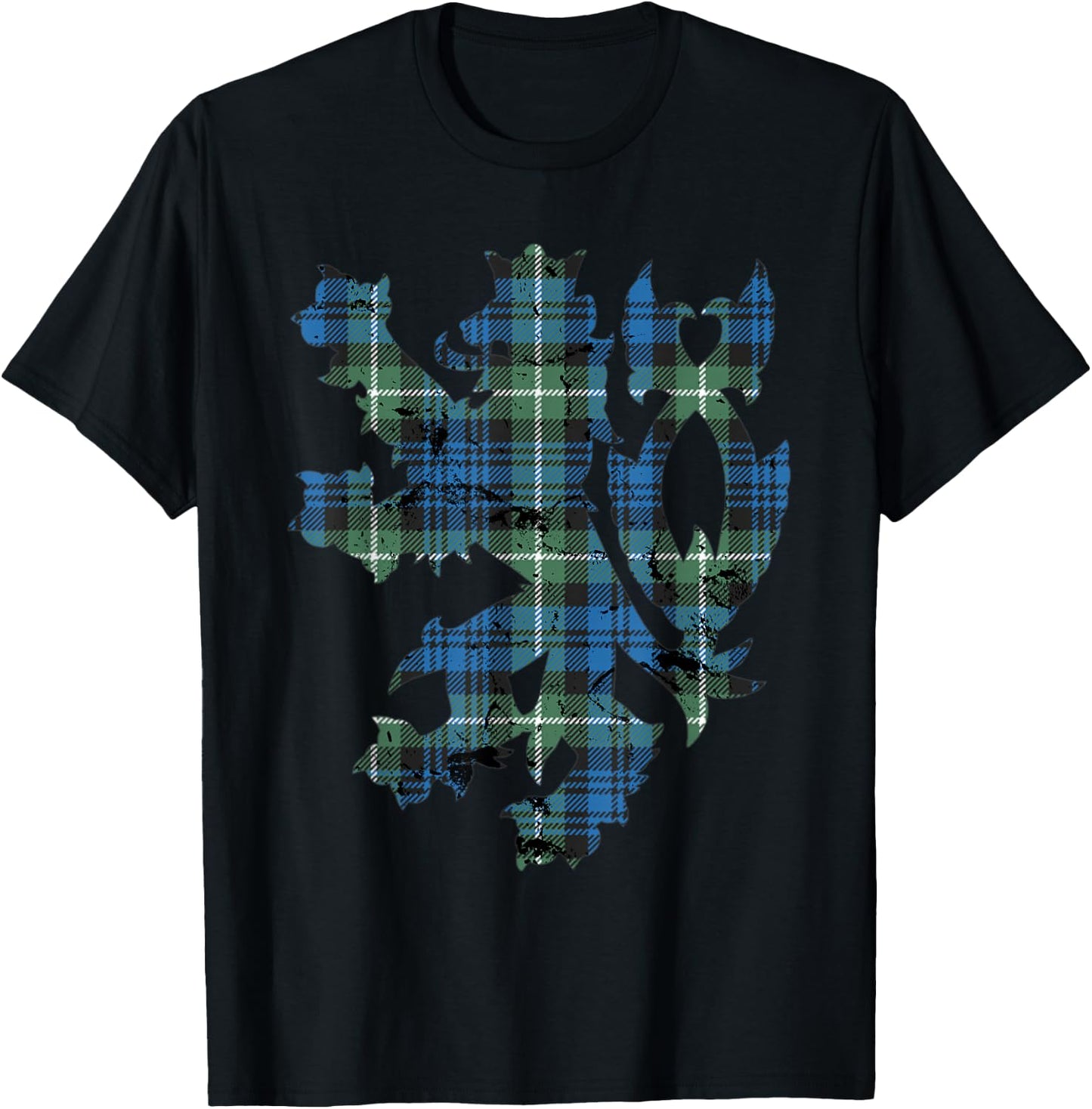 Clan Lamont Tartan Scottish Family Name Scotland Pride T-Shirt - T-Shirt | Black