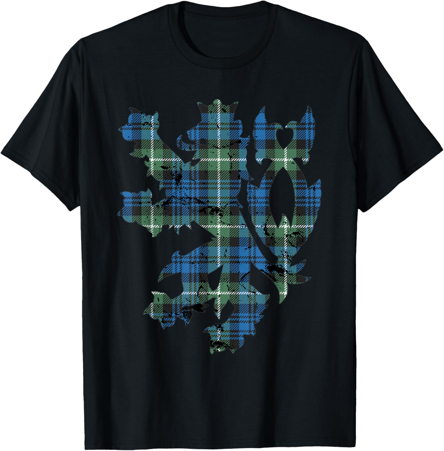 Clan Lamont Tartan Scottish Family Name Scotland Pride T-Shirt - T-Shirt | Black