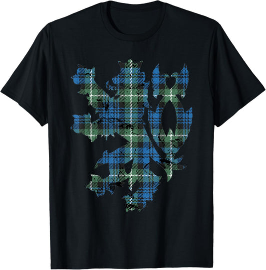 Clan Lamont Tartan Scottish Family Name Scotland Pride T-Shirt - T-Shirt | Black