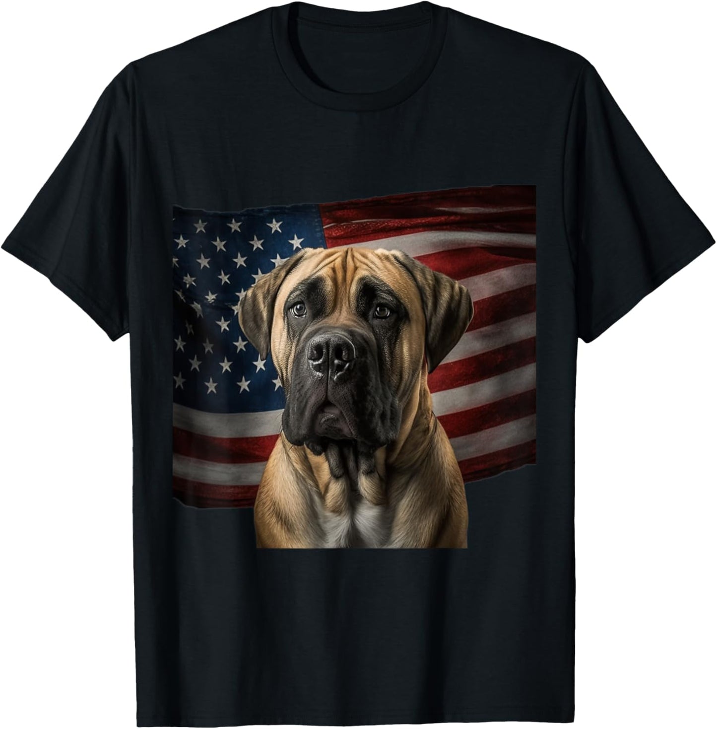 Boerboel 4th of July - Boerboel USA T-Shirt - T-Shirt | Black