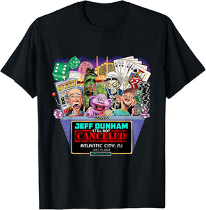 Jeff Dunham Atlantic City, NJ (2023) T-Shirt - T-Shirt | Black