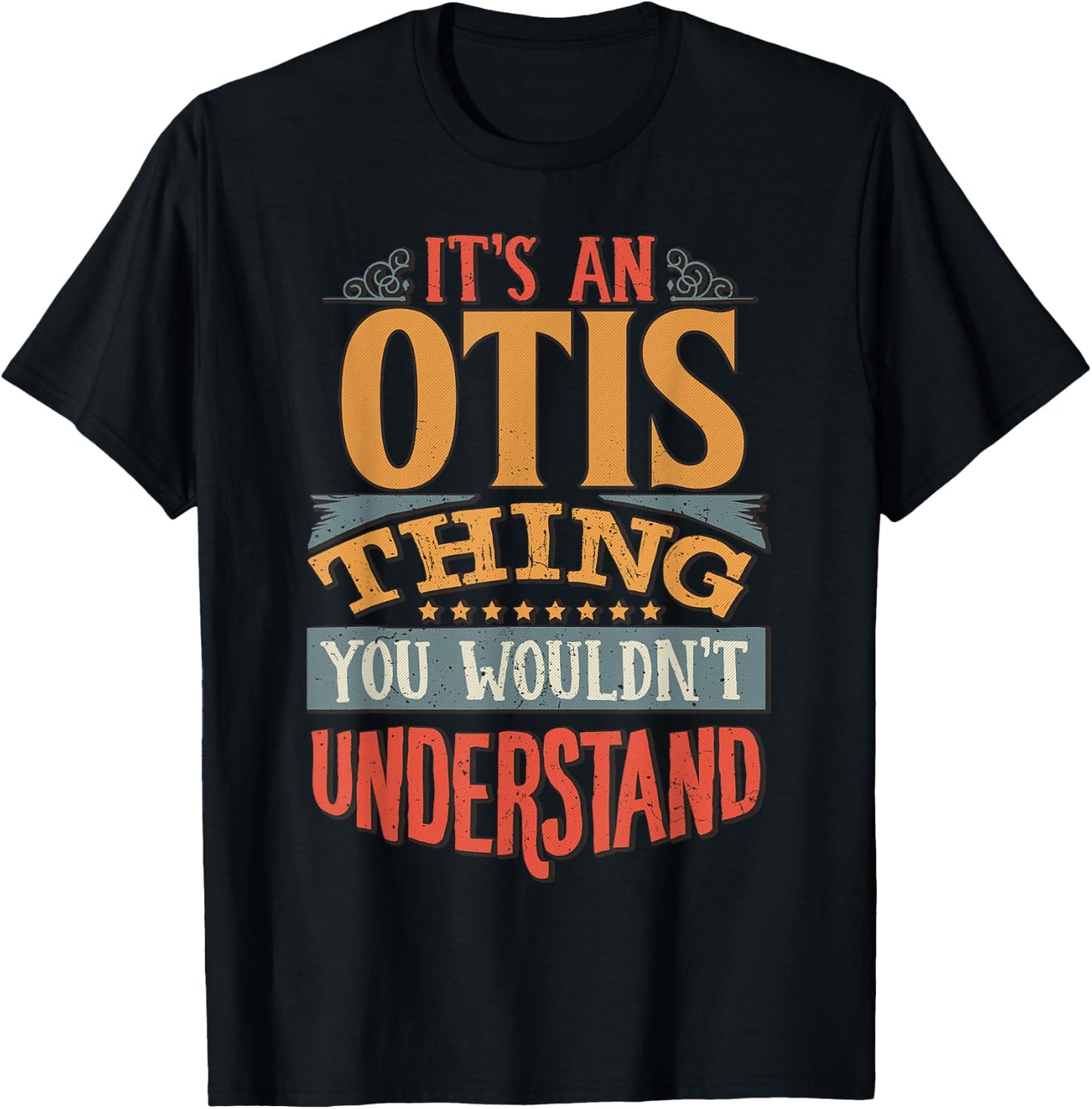Otis Name T-Shirt - T-Shirt | Black