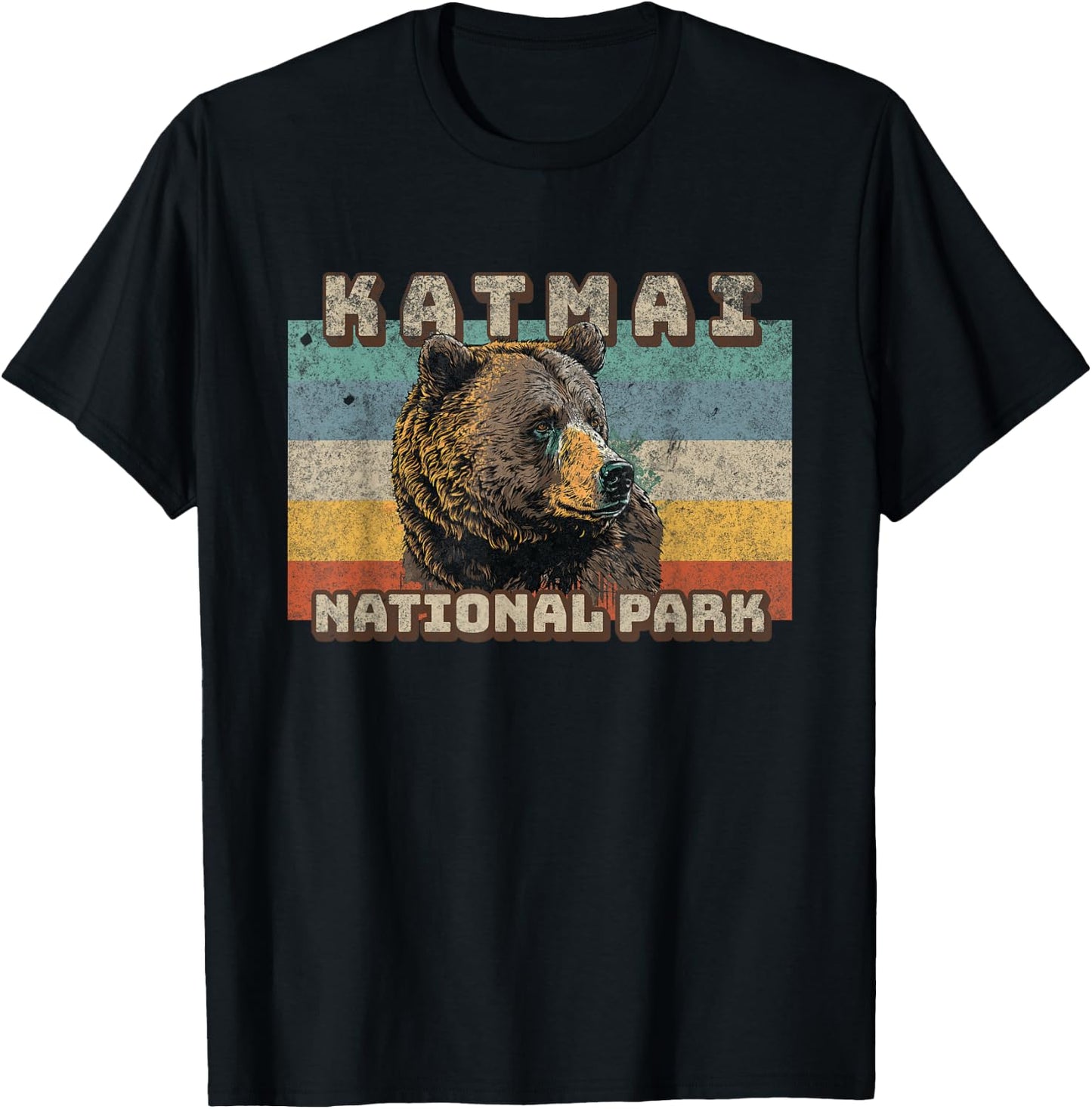 Katmai National Park T-Shirt - T-Shirt | Black