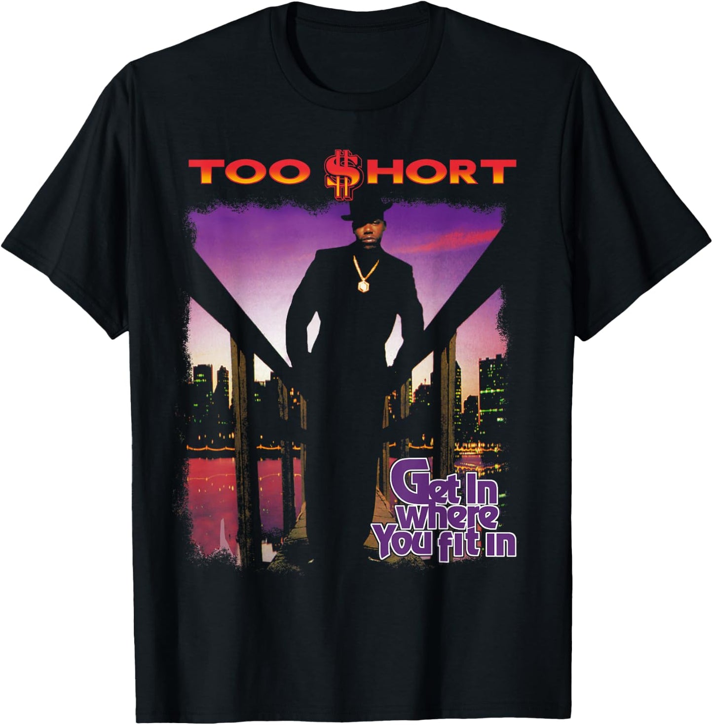 Too Short - Get In Where You Fit In Album T-Shirt - T-Shirt | Black