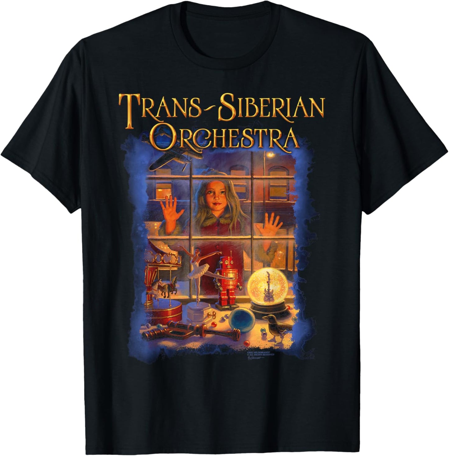 Trans-Siberian Orchestra – Toy Store Window T-Shirt - T-Shirt | Black