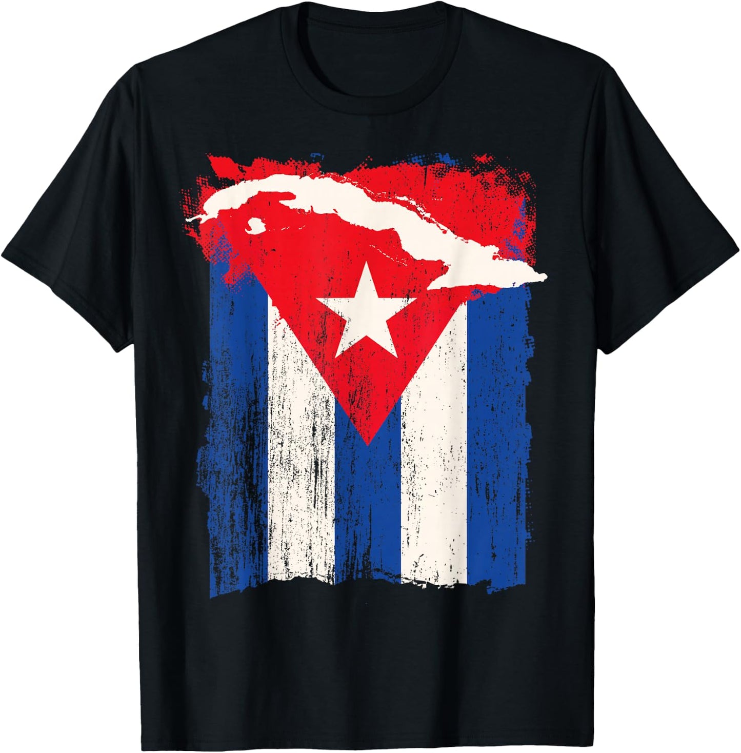Cuba Flag Shirt Cuban Hispanic Heritage Month Revolution Day T-Shirt - T-Shirt | Black