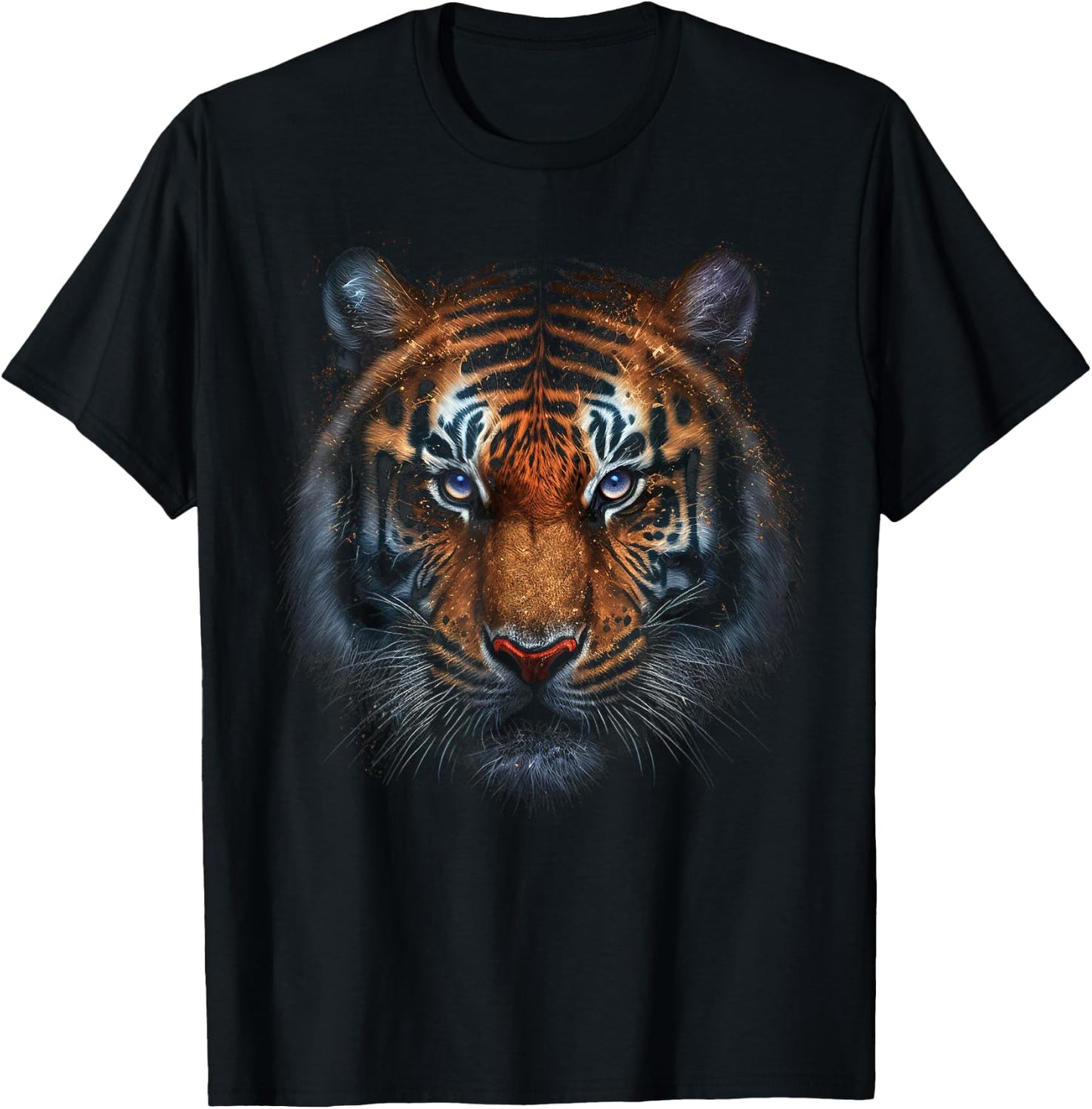 Tiger Animal Lovers Tiger T-Shirt - T-Shirt | Black