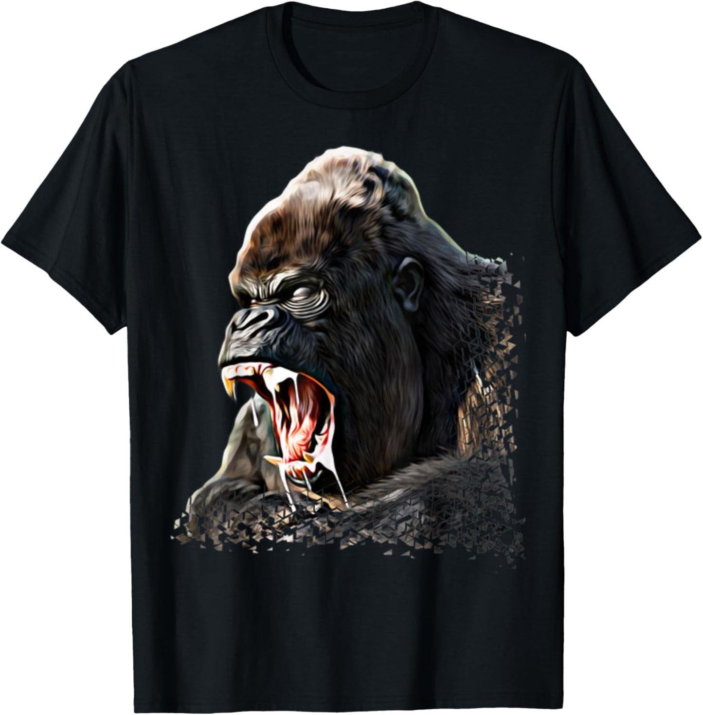 Gorilla Ape Monkey Animal Lover Women & Kids Gorilla T-Shirt - T-Shirt | Black