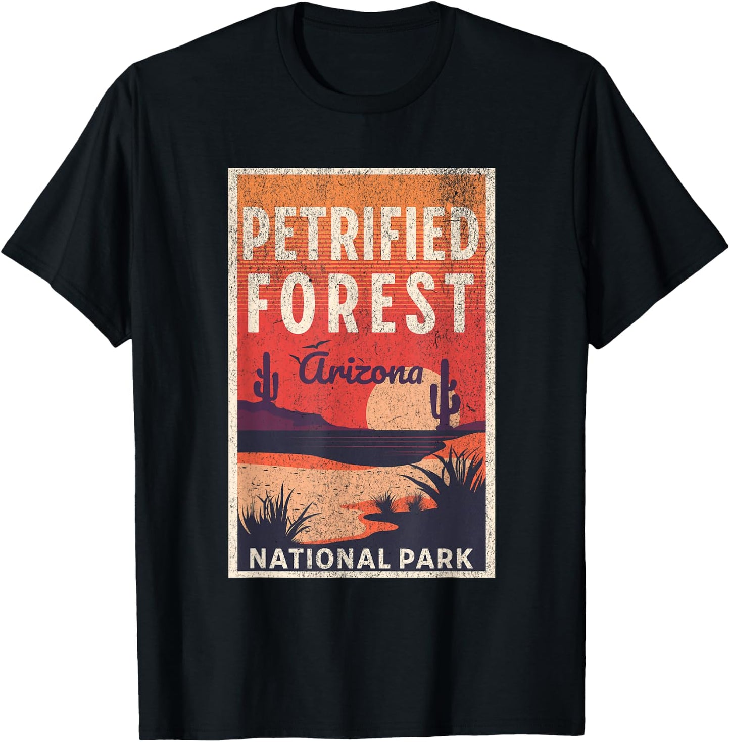 Petrified Forest National Park T-Shirt - T-Shirt | Black