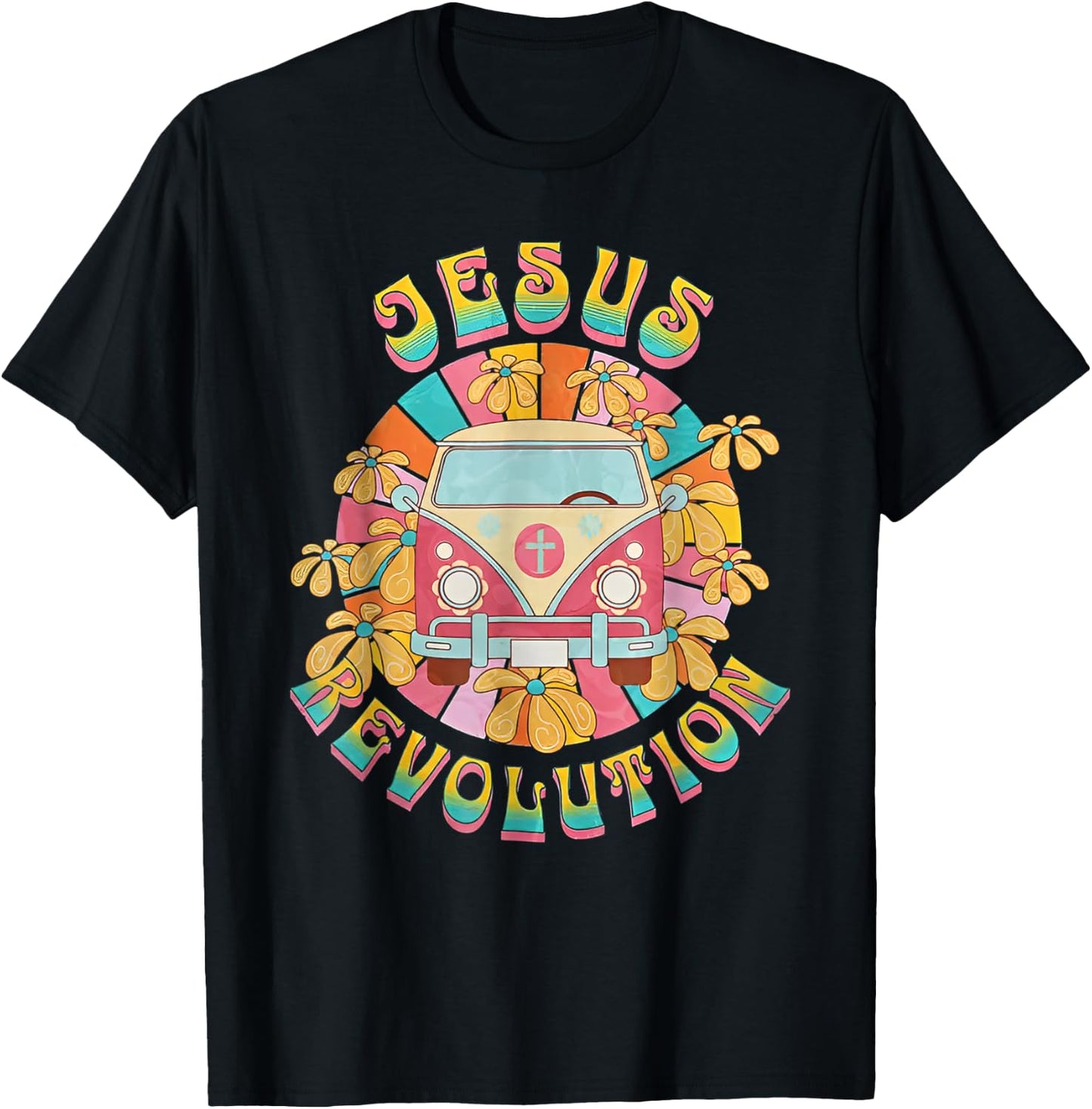 Jesus Revolution christian easter day religious T-Shirt - T-Shirt | Black