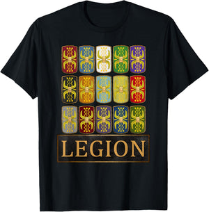 Legions of Rome Roman Army Shield of the Roman Empire T-Shirt - T-Shirt | Black