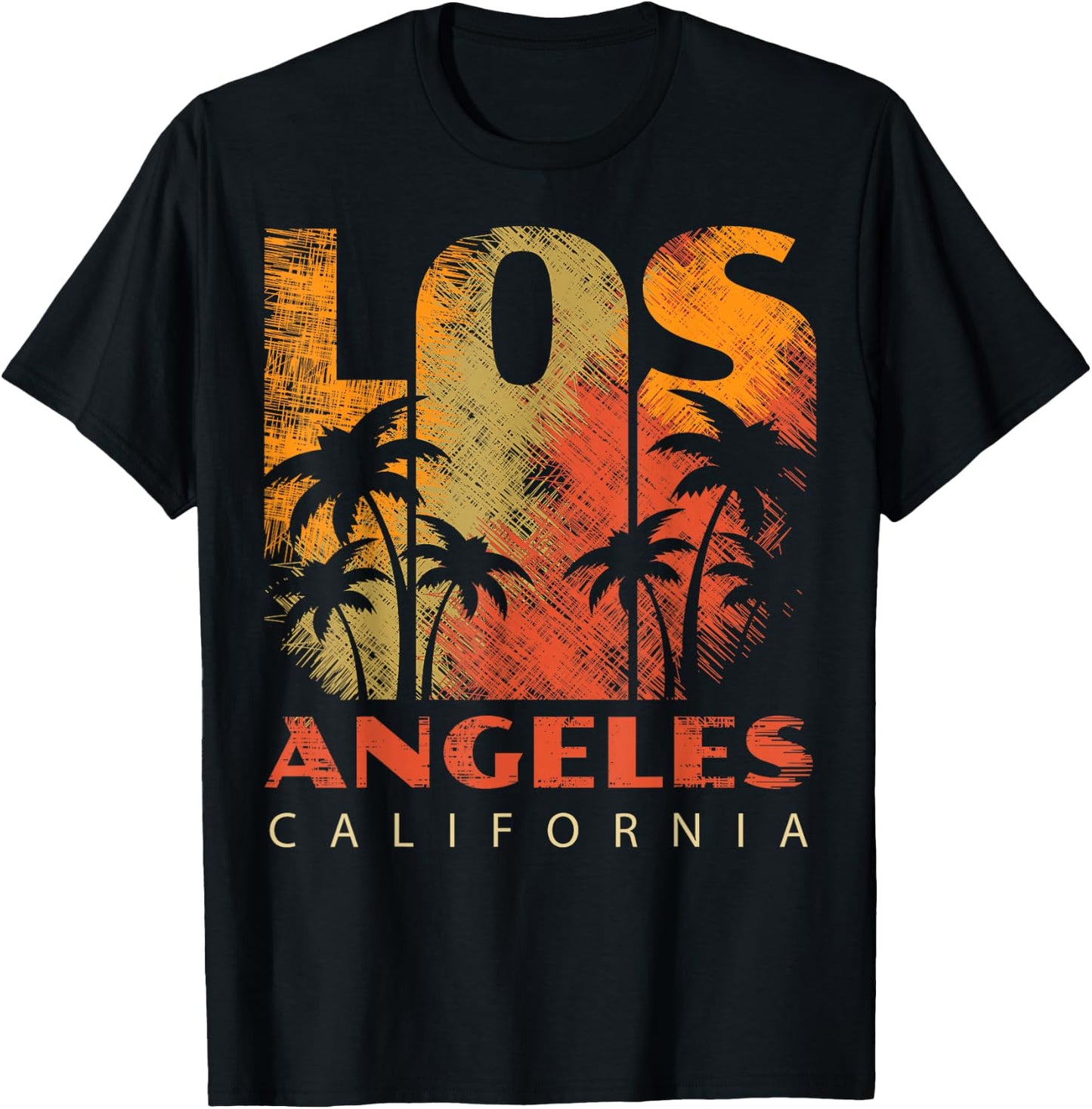 Los Angeles LA California State CA Cali California Republic T-Shirt - T-Shirt | Black