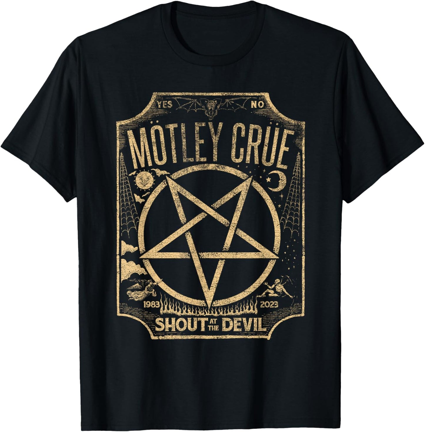 Mötley Crüe – Ouiji Devil T-Shirt - T-Shirt | Black